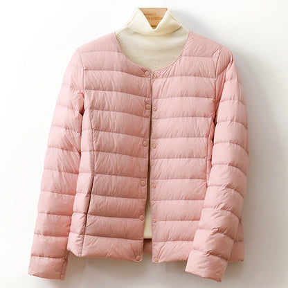 Helga Down Puff Jacket — Lightweight 90% Duck Down Coat 8