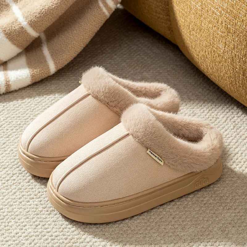 Non-Slip Winter House Slippers — Warm Lined Thick Sole 8