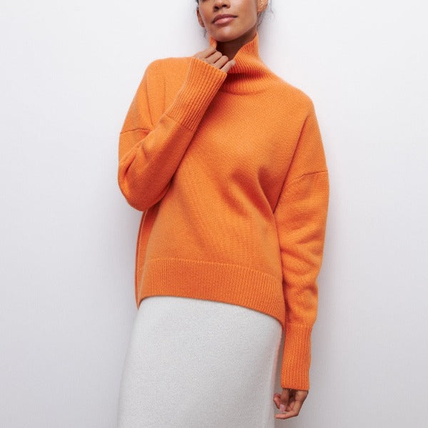 Margot Knitted Turtleneck Sweater — Cozy Women's Knitwear 2