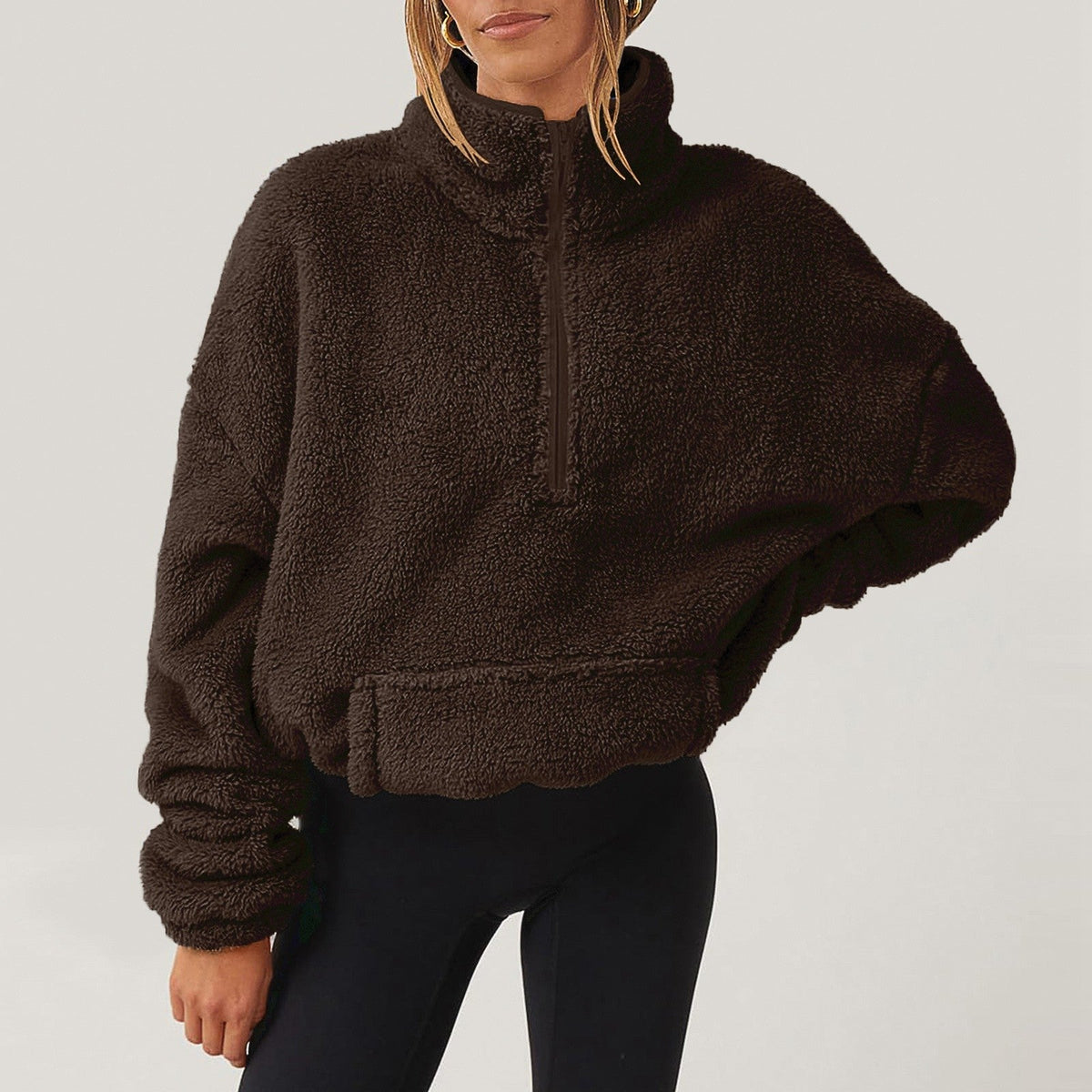 Alpine Half-Zip Sweater — Ultra-Soft Plush Relaxed Fit 3