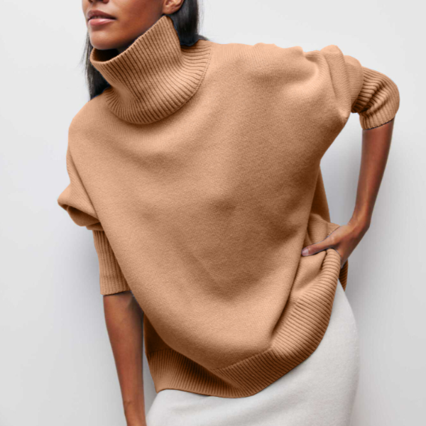 Margot Knitted Turtleneck Sweater — Cozy Women's Knitwear 5