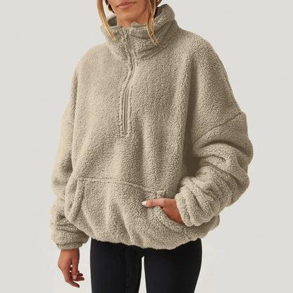 Alpine Half-Zip Sweater — Ultra-Soft Plush Relaxed Fit 7