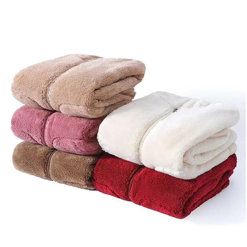 Women's Sherpa Fleece Hoodie — Oversized Zip Front, Cozy Fit 6