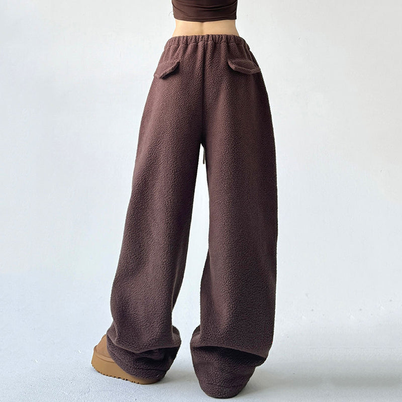 Soho Lounge Fleece Sweatpants — Oversized Relaxed Fit 8