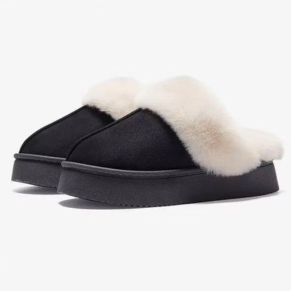 Women's Platform Slipper Boots — Warm Lined Ankle Boot 9