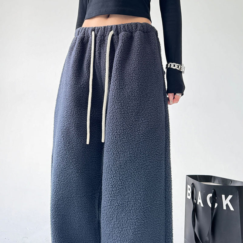 Soho Lounge Fleece Sweatpants — Oversized Relaxed Fit 3