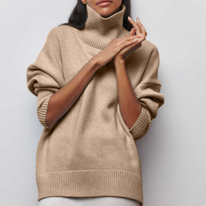 Margot Knitted Turtleneck Sweater — Cozy Women's Knitwear 3