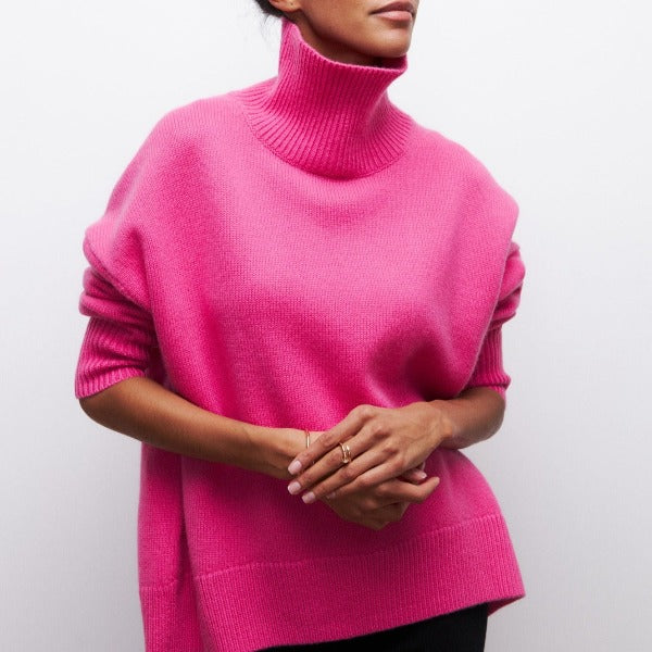 Margot Knitted Turtleneck Sweater — Cozy Women's Knitwear 4