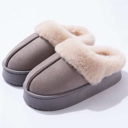Women's Platform Slipper Boots — Warm Lined Ankle Boot 6