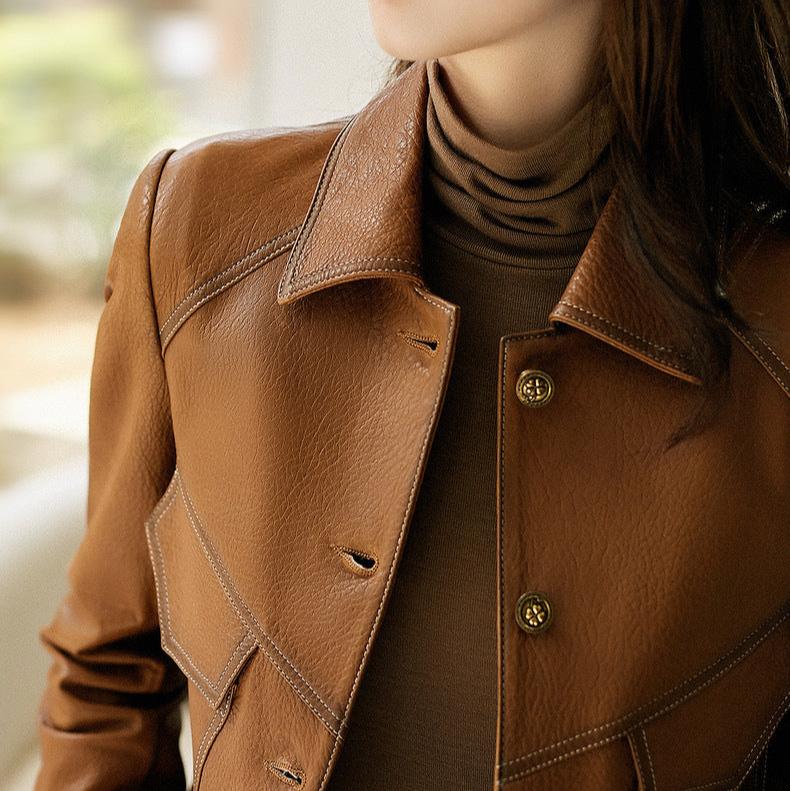 Rebelia Leather Jacket – Tailored Fit for Day & Night Wear 4