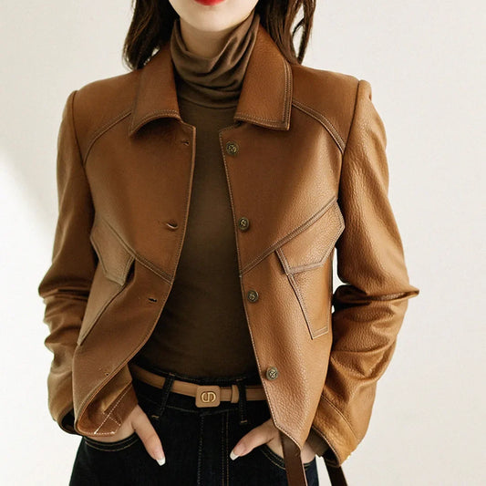 Rebelia Leather Jacket – Tailored Fit for Day & Night Wear 1
