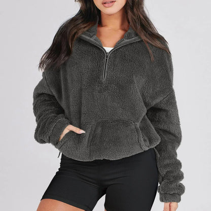 Alpine Half-Zip Sweater — Ultra-Soft Plush Relaxed Fit 4