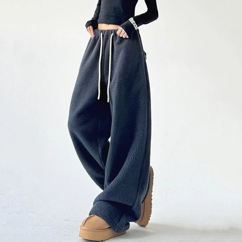 Soho Lounge Fleece Sweatpants — Oversized Relaxed Fit 2