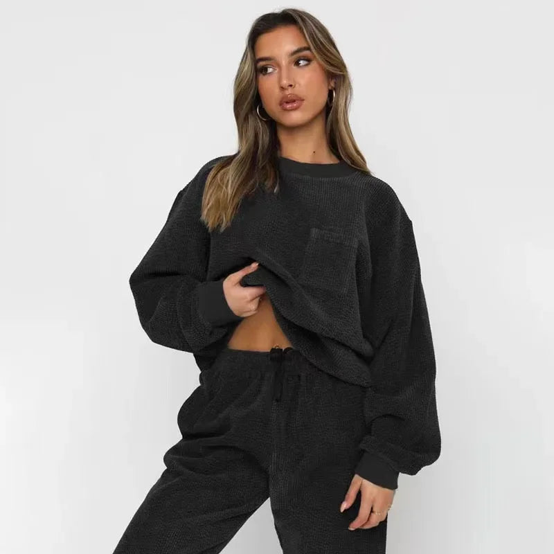 Corduroy Sweatset — Relaxed Fit Sweatshirt & Cuffed Joggers 6