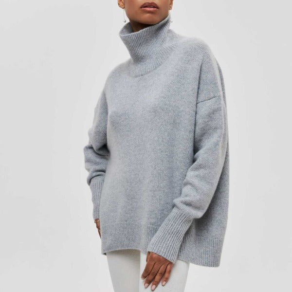 Margot Knitted Turtleneck Sweater — Cozy Women's Knitwear 6