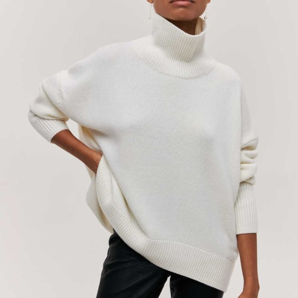 Margot Knitted Turtleneck Sweater — Cozy Women's Knitwear 8