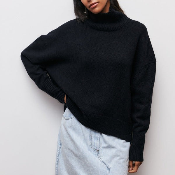 Margot Knitted Turtleneck Sweater — Cozy Women's Knitwear 7