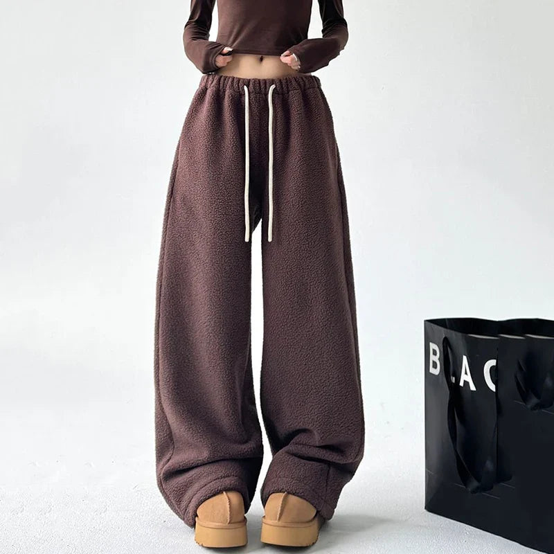Soho Lounge Fleece Sweatpants — Oversized Relaxed Fit 7