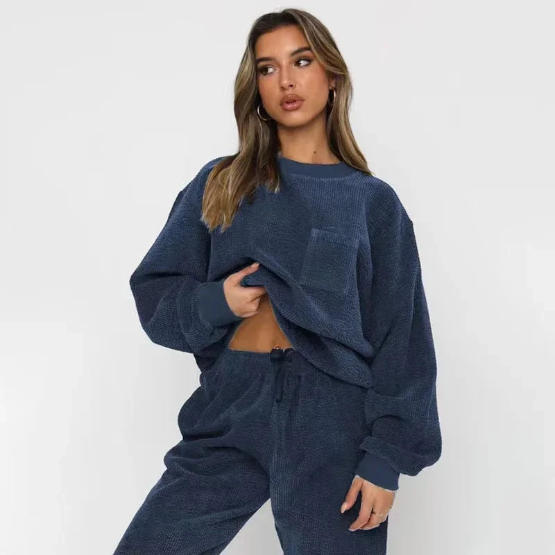 Corduroy Sweatset — Relaxed Fit Sweatshirt & Cuffed Joggers 7