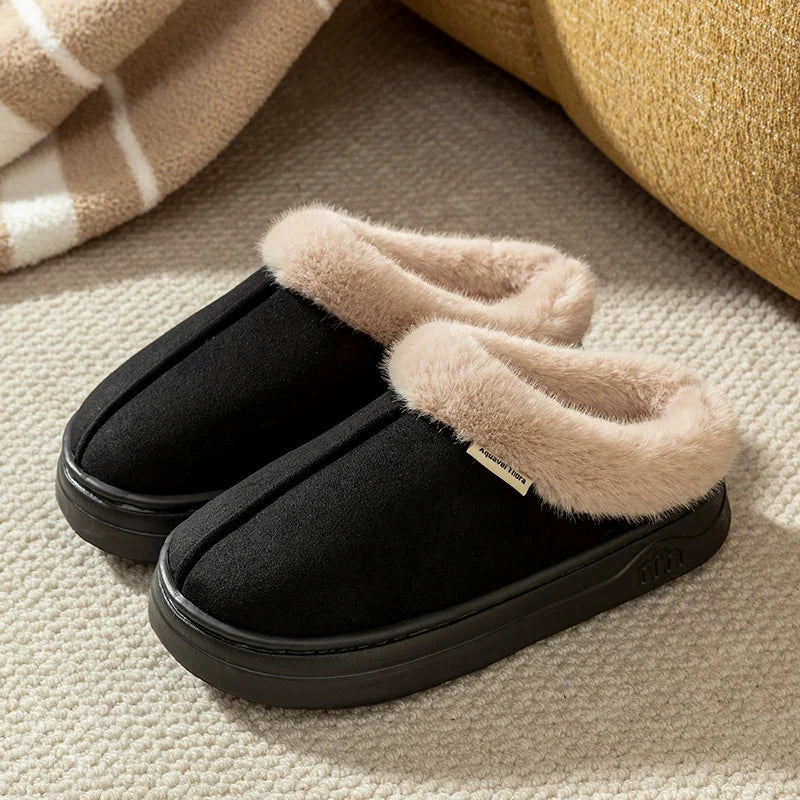 Non-Slip Winter House Slippers — Warm Lined Thick Sole 7