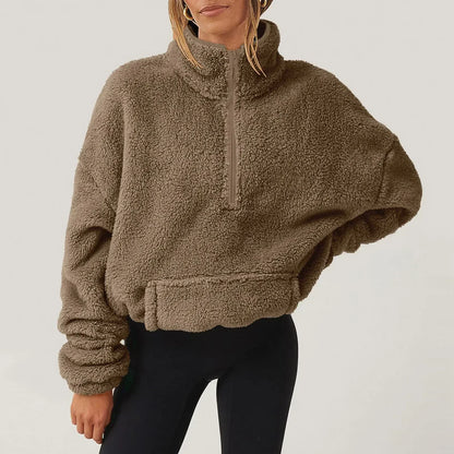 Alpine Half-Zip Sweater — Ultra-Soft Plush Relaxed Fit 10