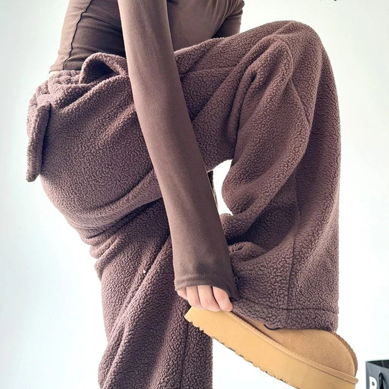 Soho Lounge Fleece Sweatpants — Oversized Relaxed Fit 9