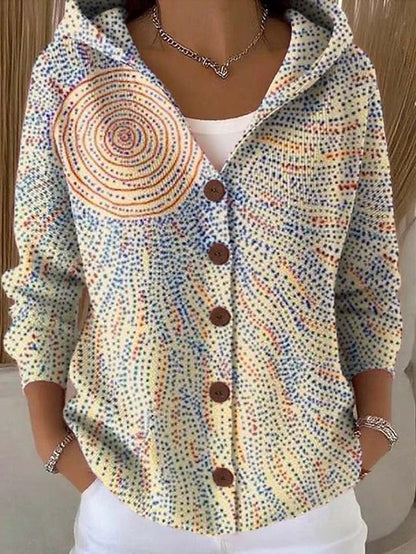 Jenna Button Hooded Cardigan Sweater for Women — All Sizes 6