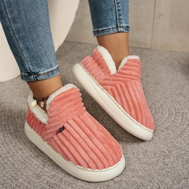 Thermal Corduroy Winter Slippers – view 3