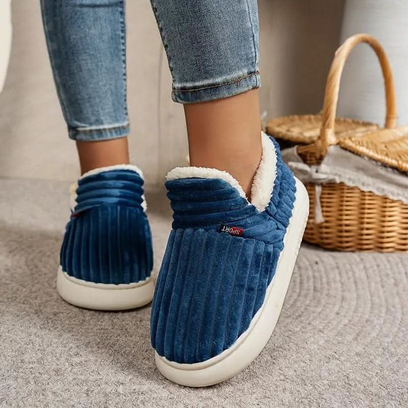 Thermal Corduroy Winter Slippers – view 5