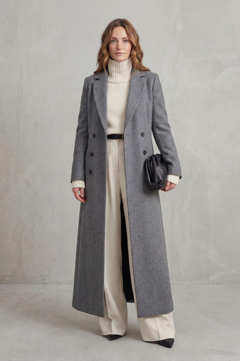 Women's Long Wool Coat — Tailored Fit, Sizes S–2XL 10