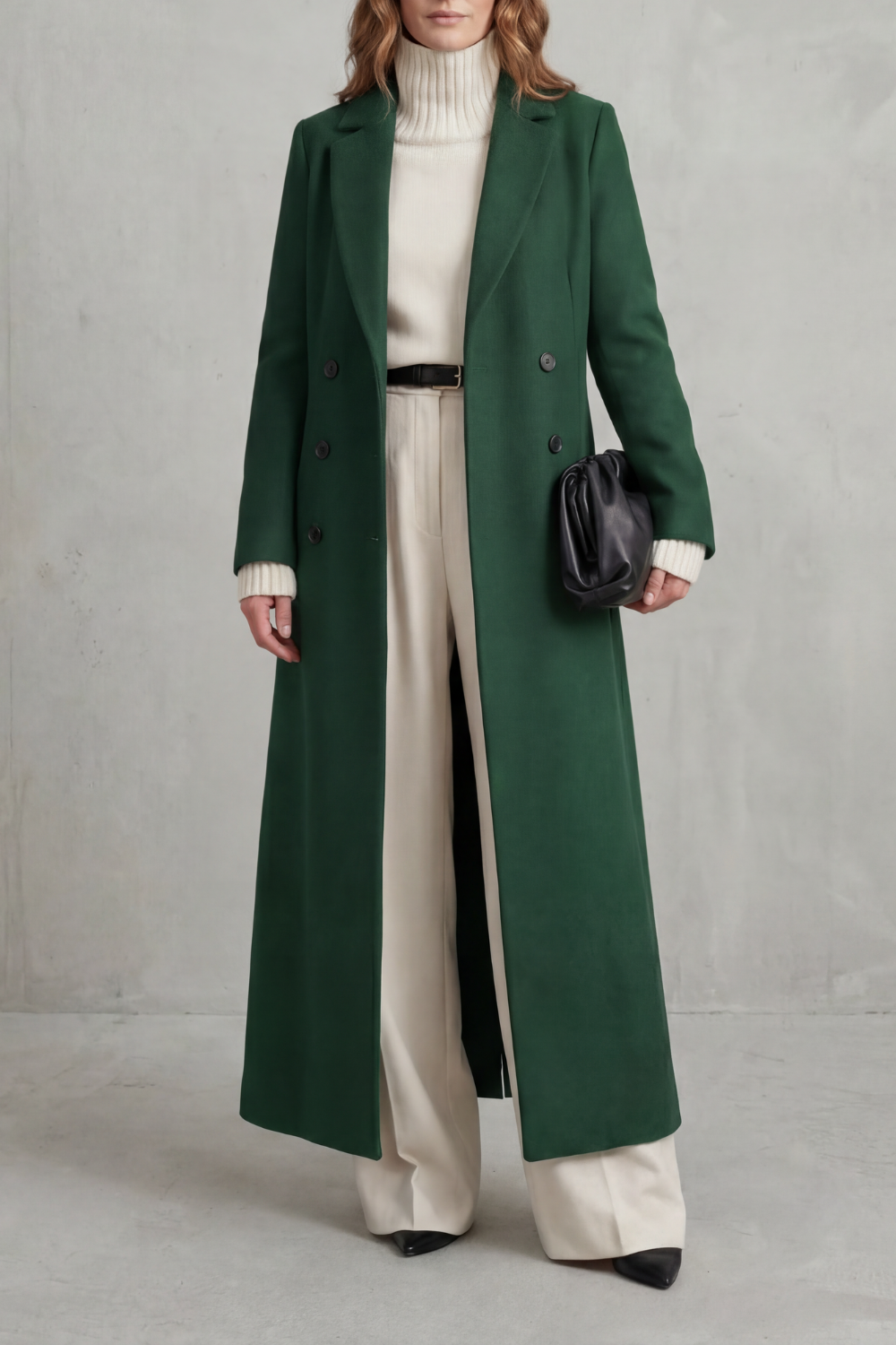 Women's Long Wool Coat — Tailored Fit, Sizes S–2XL 11