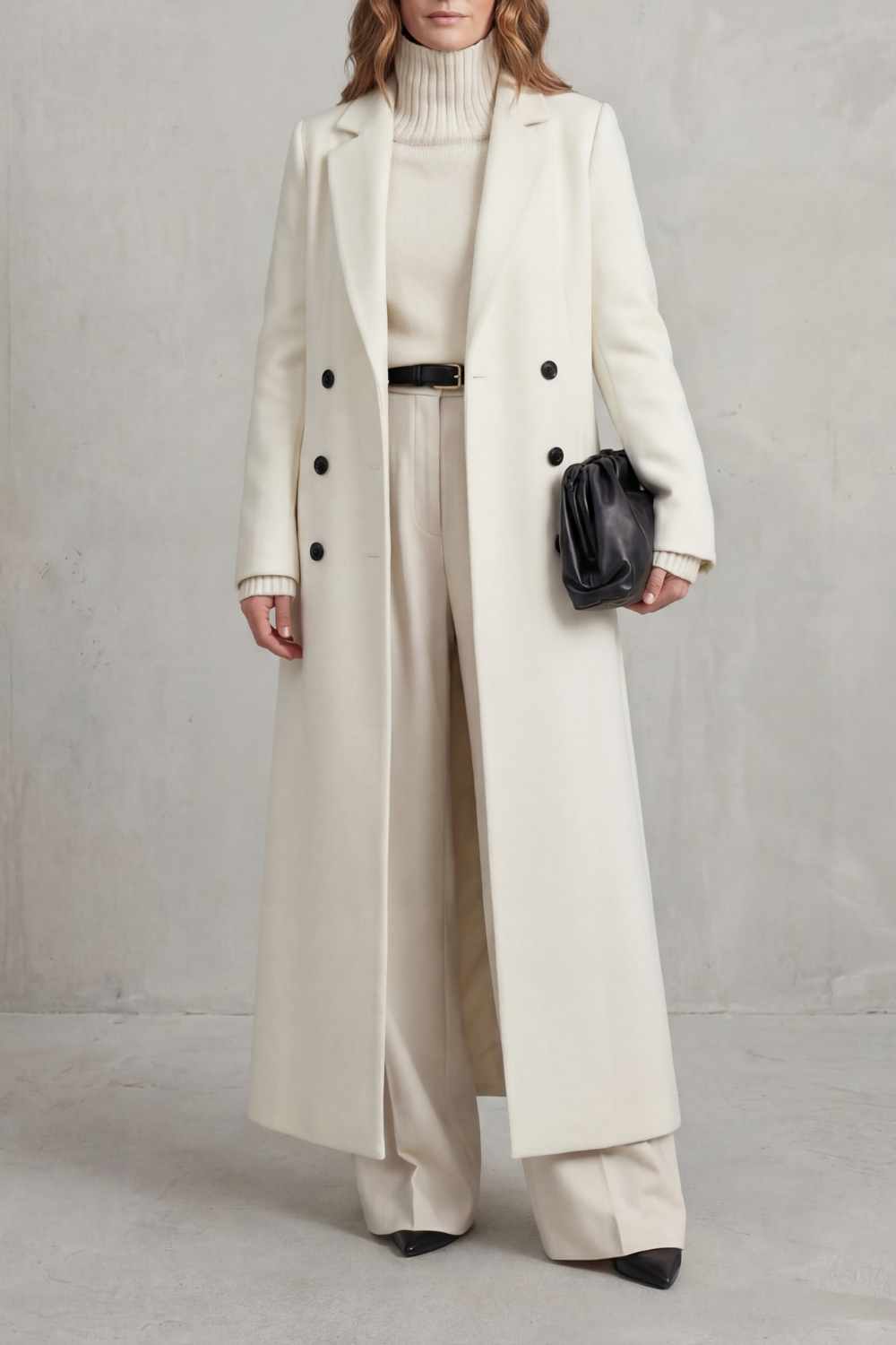 Women's Long Wool Coat — Tailored Fit, Sizes S–2XL 13