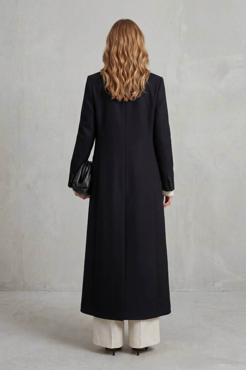 Women's Long Wool Coat — Tailored Fit, Sizes S–2XL 4