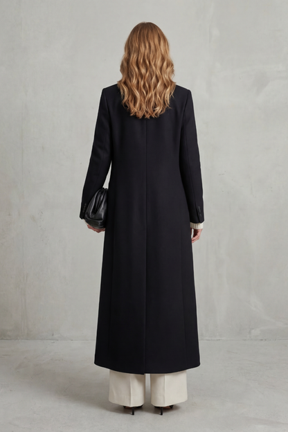 Women's Long Wool Coat — Tailored Fit, Sizes S–2XL 4