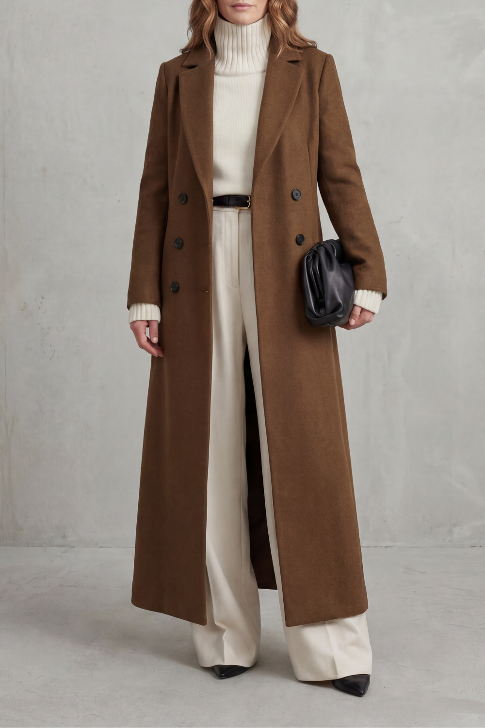 Women's Long Wool Coat — Tailored Fit, Sizes S–2XL 5