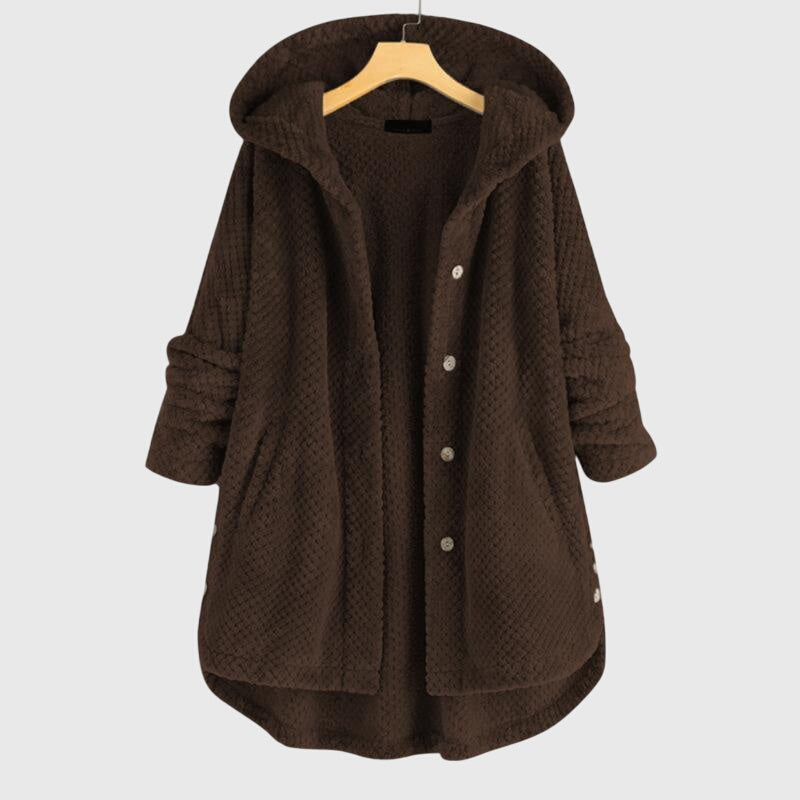 Reversible Fleece Jacket with Hood — Women's All-Season Coat 4