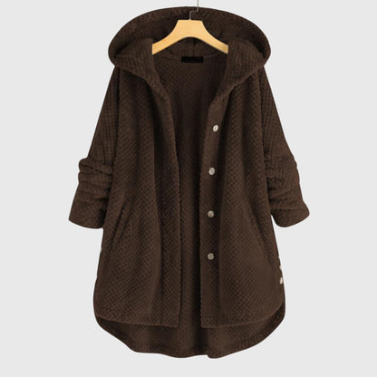 Reversible Fleece Jacket with Hood — Women's All-Season Coat 4