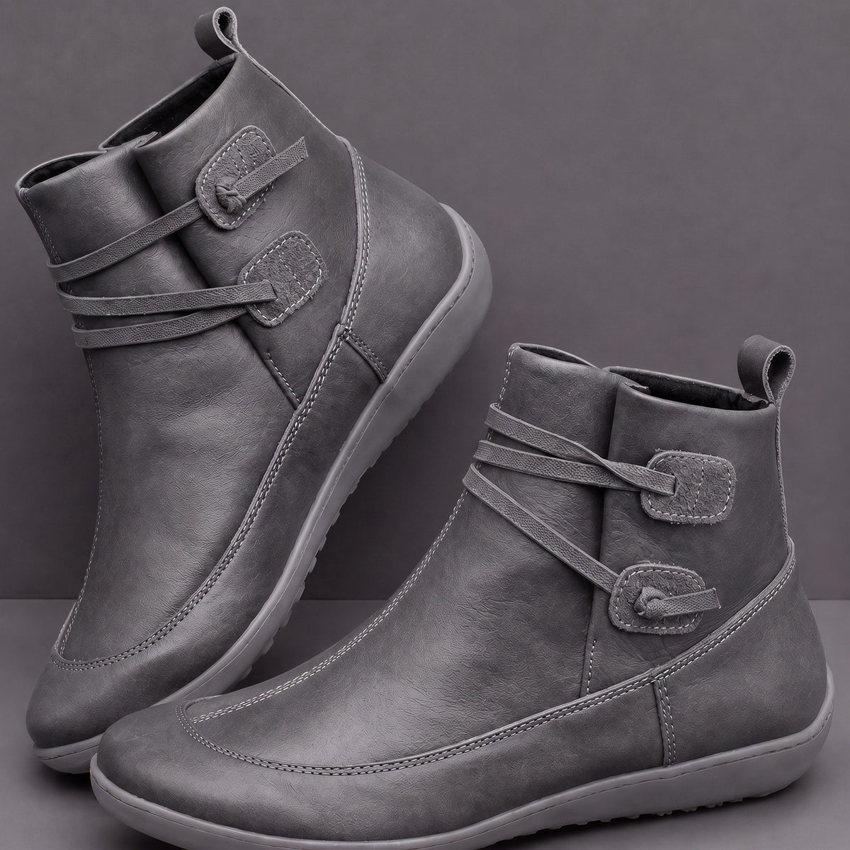 Women's Orthopaedic Ankle Boots — Buckle Strap Comfort Fit 3