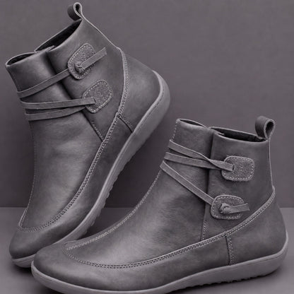 Women's Orthopaedic Ankle Boots — Buckle Strap Comfort Fit 3