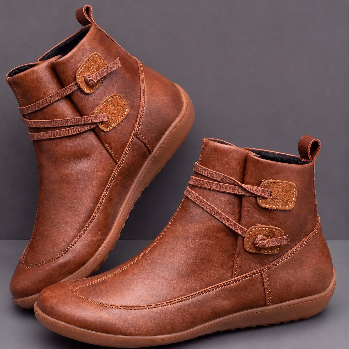 Women's Orthopaedic Ankle Boots — Buckle Strap Comfort Fit 4
