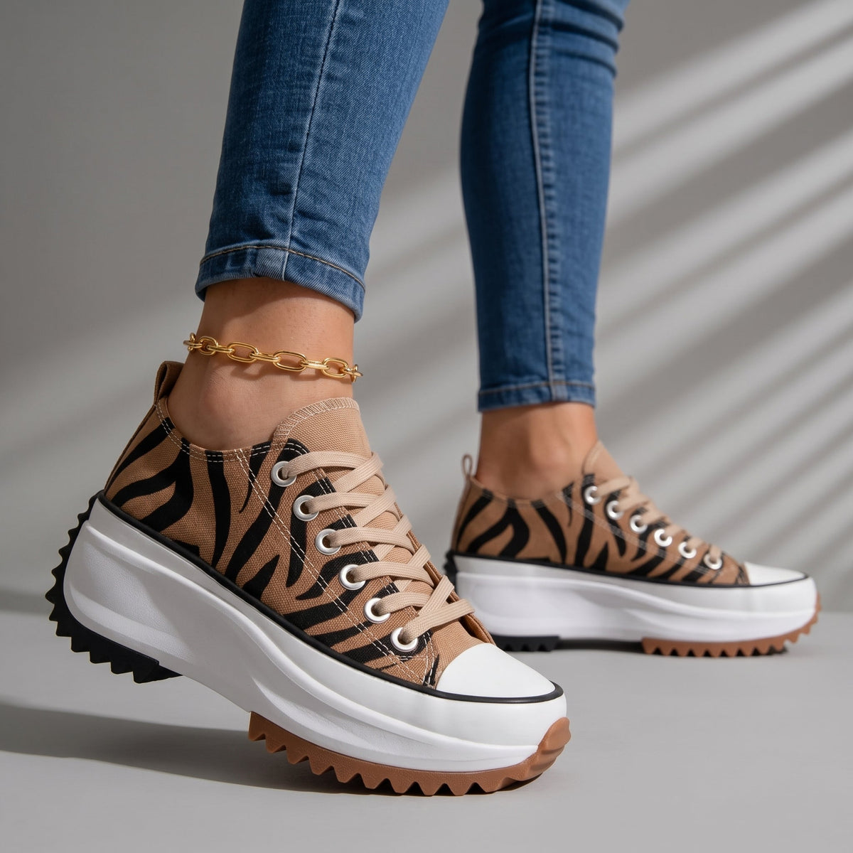 Women's Orthopaedic Platform Trainers — Chunky Sole 8
