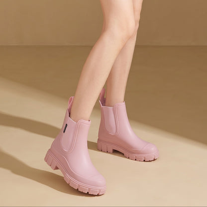 Women's Waterproof Chelsea Boots — Chunky Lug Sole Ankle Boot 2