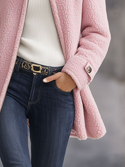 Women's Vintage Fleece Zip-Up Jacket — Relaxed Fit 6
