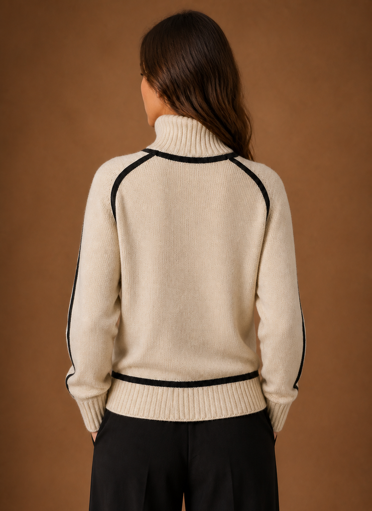 Women's Wool Blend Turtleneck Knit Sweater — Cozy & Chic 7