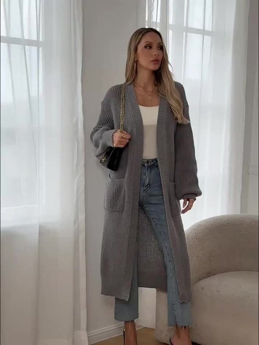 Soraya Cosy V-Neck Cardigan — Women's Relaxed Fit Sweater 2