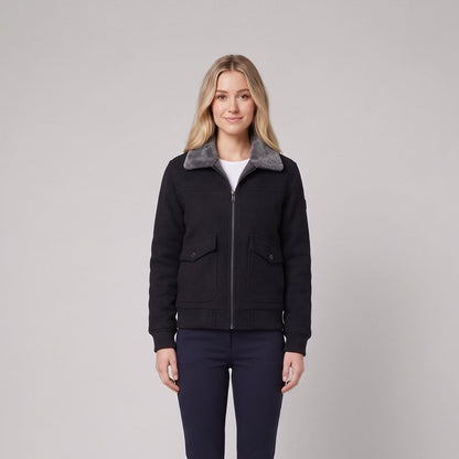 Women's Faux-Fur Lined Jacket — Warm & Chic Winter Coat 1