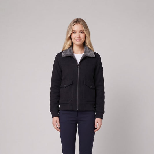 Women's Faux-Fur Lined Jacket — Warm & Chic Winter Coat 1