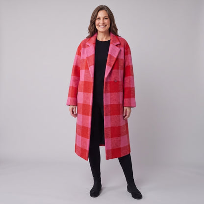 Women's Oversized Longline Winter Coat — Soft Warm Layer 3