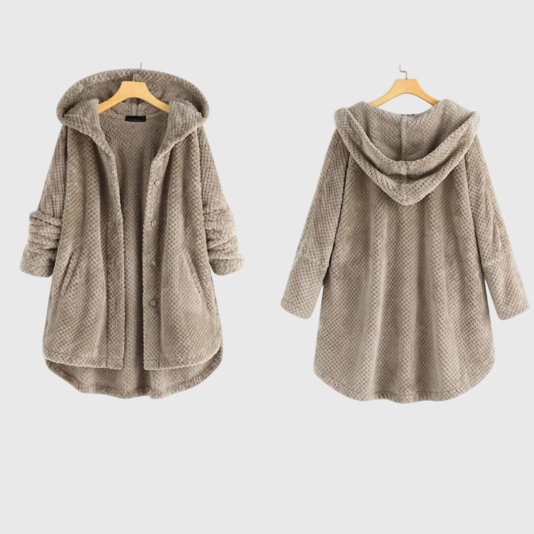 Reversible Fleece Jacket with Hood — Women's All-Season Coat 10