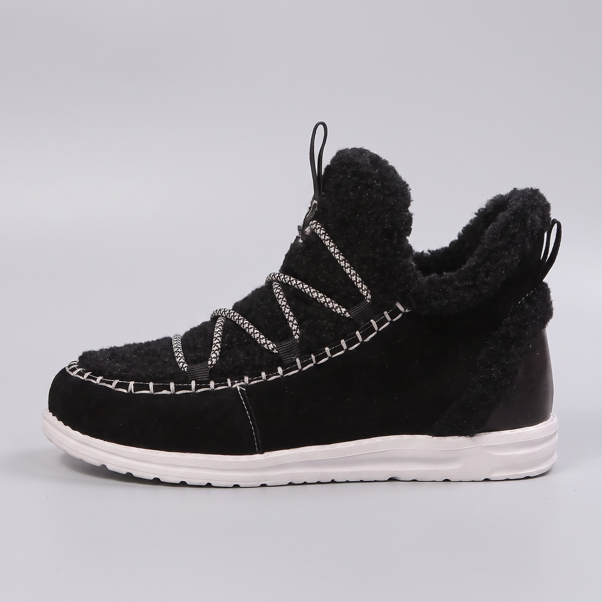 Women's Slip-On Snow Boots — Plush-Lined Suede-Touch Wide Toe 4